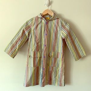 🐞4/$25 Pluie Pluie Unisex Kids Striped Raincoat.